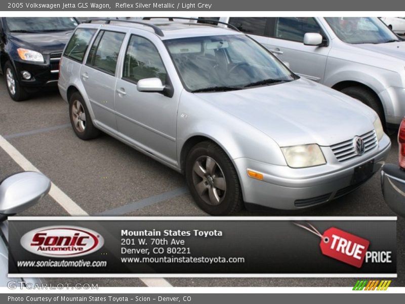 Reflex Silver Metallic / Light Grey 2005 Volkswagen Jetta GLS Wagon