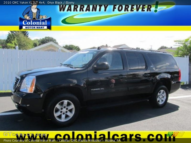 Onyx Black / Ebony 2010 GMC Yukon XL SLT 4x4