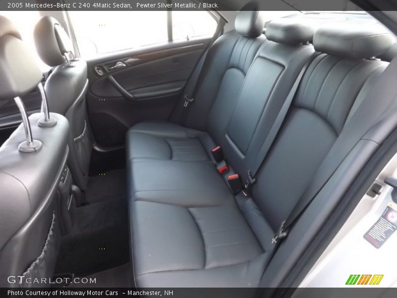 Pewter Silver Metallic / Black 2005 Mercedes-Benz C 240 4Matic Sedan