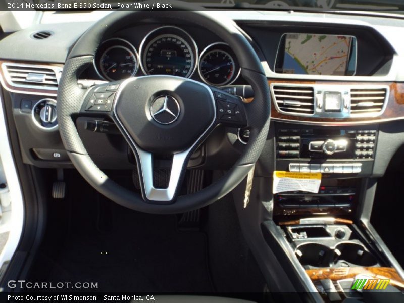 Polar White / Black 2014 Mercedes-Benz E 350 Sedan