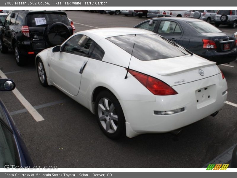 Pikes Peak White Pearl / Carbon 2005 Nissan 350Z Coupe