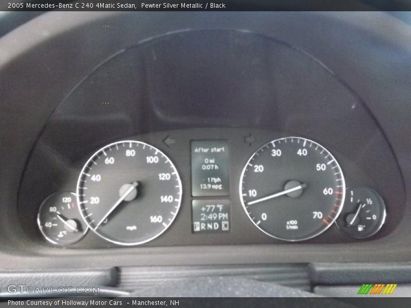 Pewter Silver Metallic / Black 2005 Mercedes-Benz C 240 4Matic Sedan