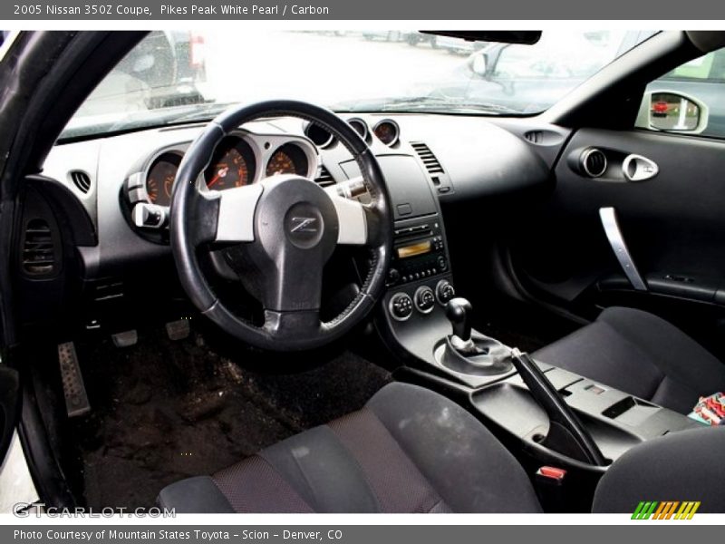 Pikes Peak White Pearl / Carbon 2005 Nissan 350Z Coupe