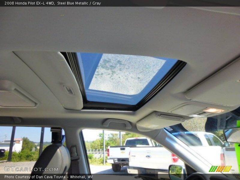 Steel Blue Metallic / Gray 2008 Honda Pilot EX-L 4WD