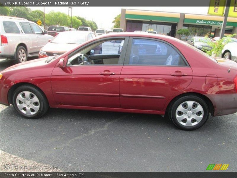 Radiant Red / Gray 2006 Kia Spectra EX Sedan