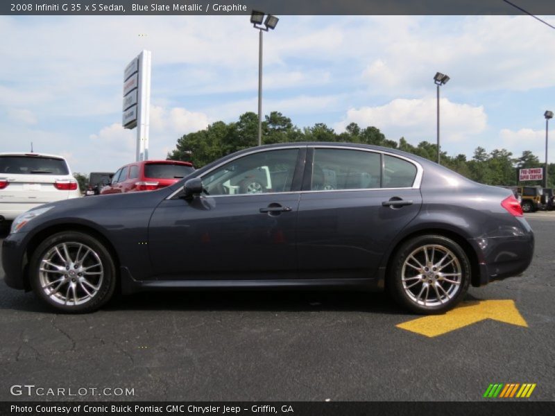 Blue Slate Metallic / Graphite 2008 Infiniti G 35 x S Sedan