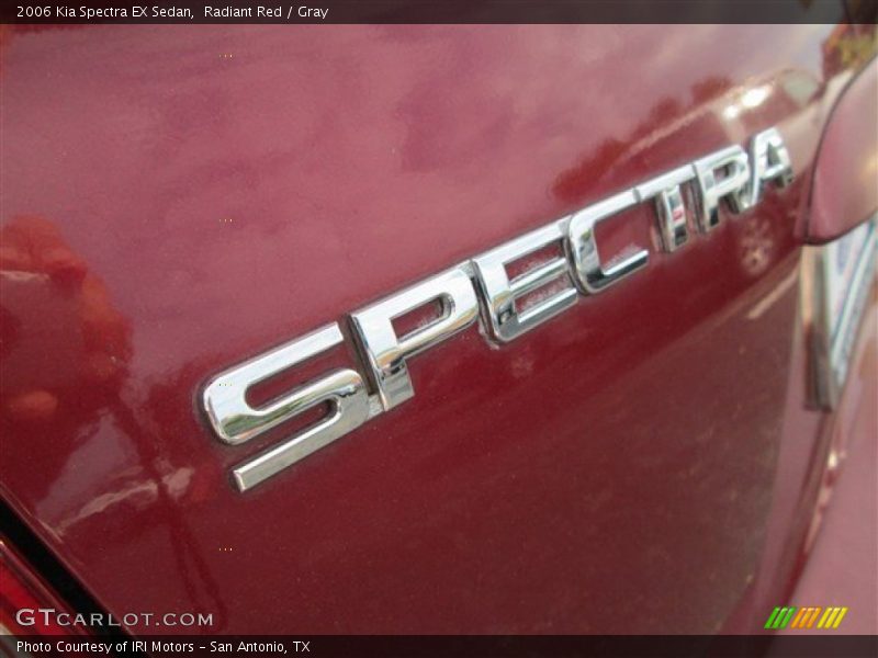 Radiant Red / Gray 2006 Kia Spectra EX Sedan