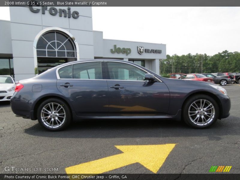 Blue Slate Metallic / Graphite 2008 Infiniti G 35 x S Sedan