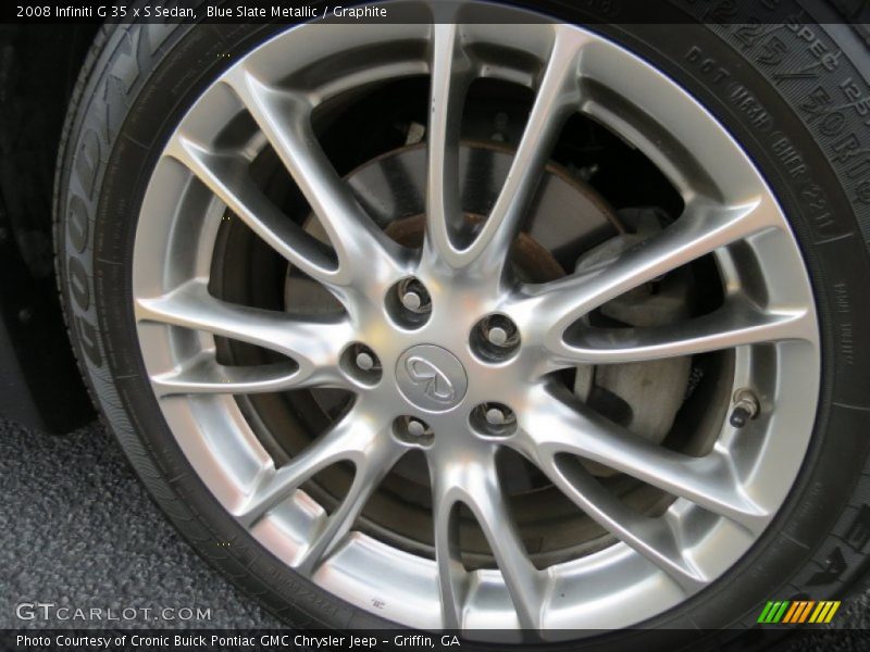 Blue Slate Metallic / Graphite 2008 Infiniti G 35 x S Sedan