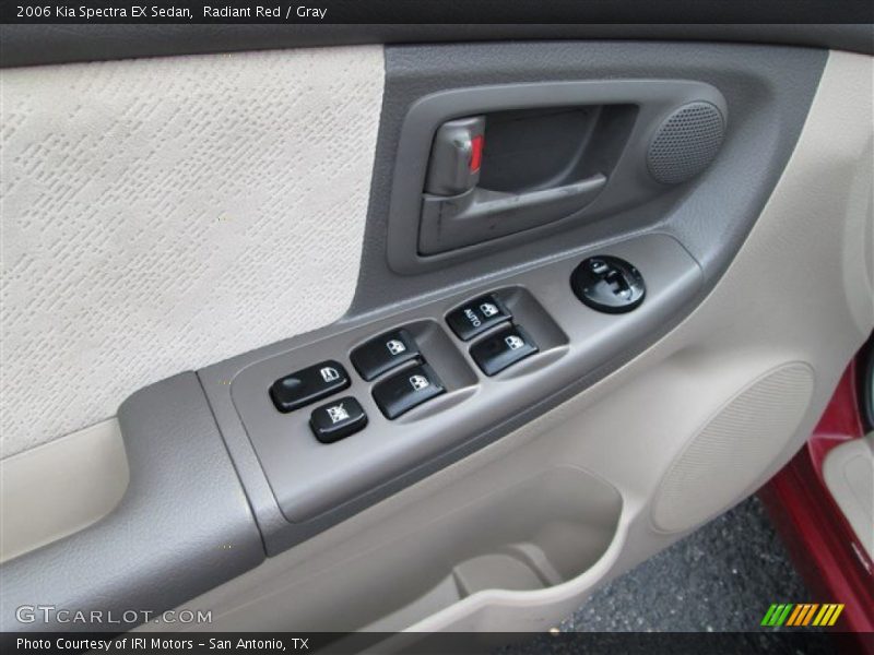 Radiant Red / Gray 2006 Kia Spectra EX Sedan