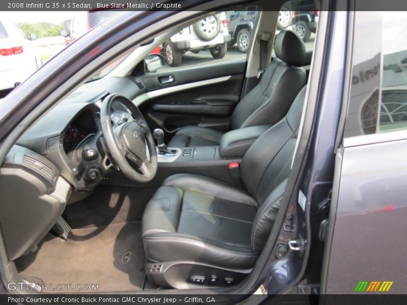 Blue Slate Metallic / Graphite 2008 Infiniti G 35 x S Sedan