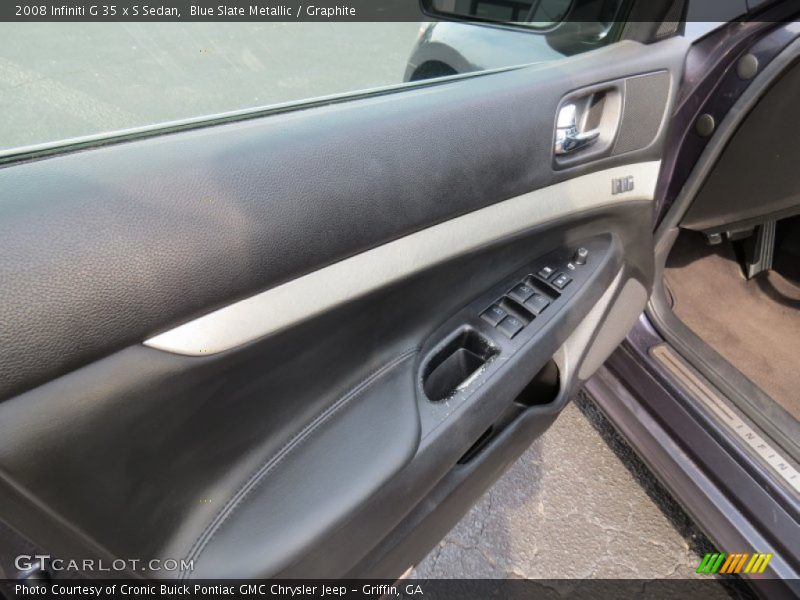 Blue Slate Metallic / Graphite 2008 Infiniti G 35 x S Sedan