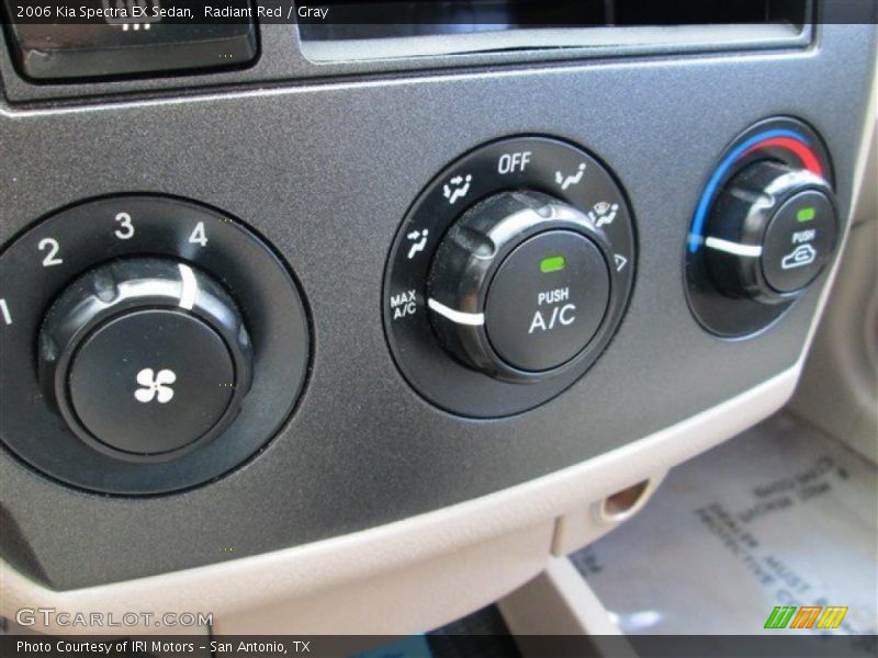 Radiant Red / Gray 2006 Kia Spectra EX Sedan