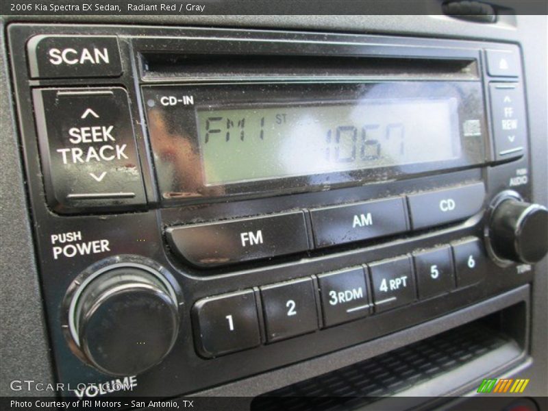 Radiant Red / Gray 2006 Kia Spectra EX Sedan