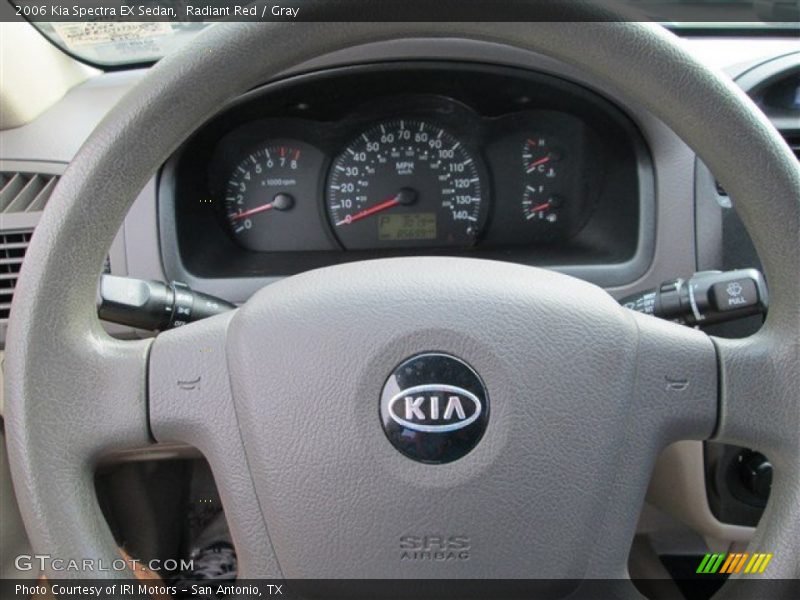Radiant Red / Gray 2006 Kia Spectra EX Sedan