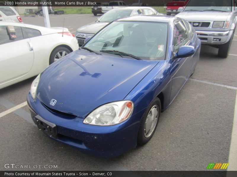 Front 3/4 View of 2003 Insight Hybrid