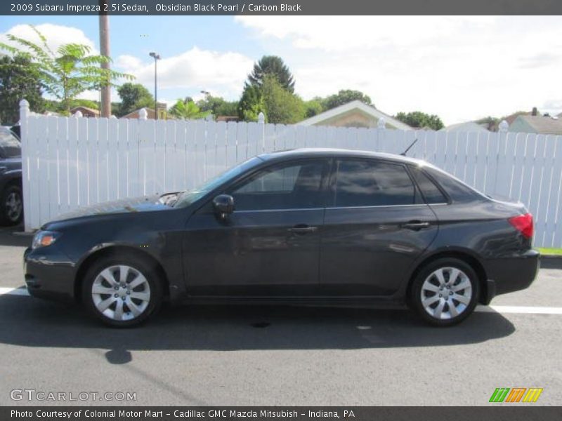 Obsidian Black Pearl / Carbon Black 2009 Subaru Impreza 2.5i Sedan