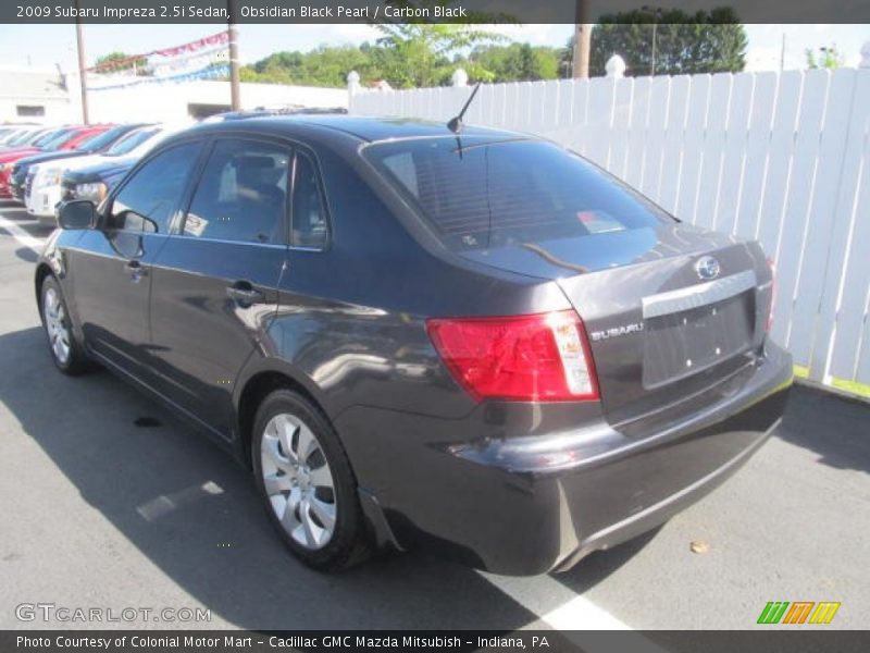 Obsidian Black Pearl / Carbon Black 2009 Subaru Impreza 2.5i Sedan