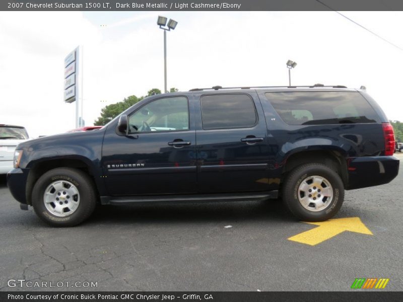 Dark Blue Metallic / Light Cashmere/Ebony 2007 Chevrolet Suburban 1500 LT