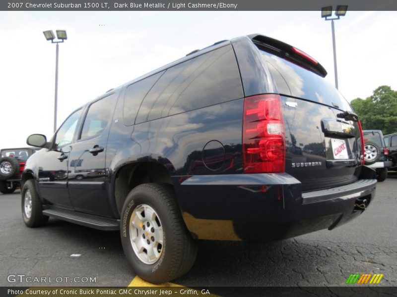 Dark Blue Metallic / Light Cashmere/Ebony 2007 Chevrolet Suburban 1500 LT