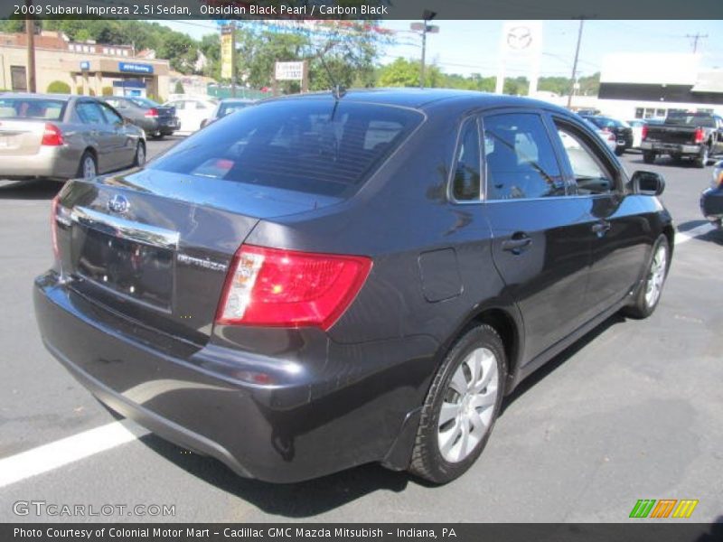 Obsidian Black Pearl / Carbon Black 2009 Subaru Impreza 2.5i Sedan
