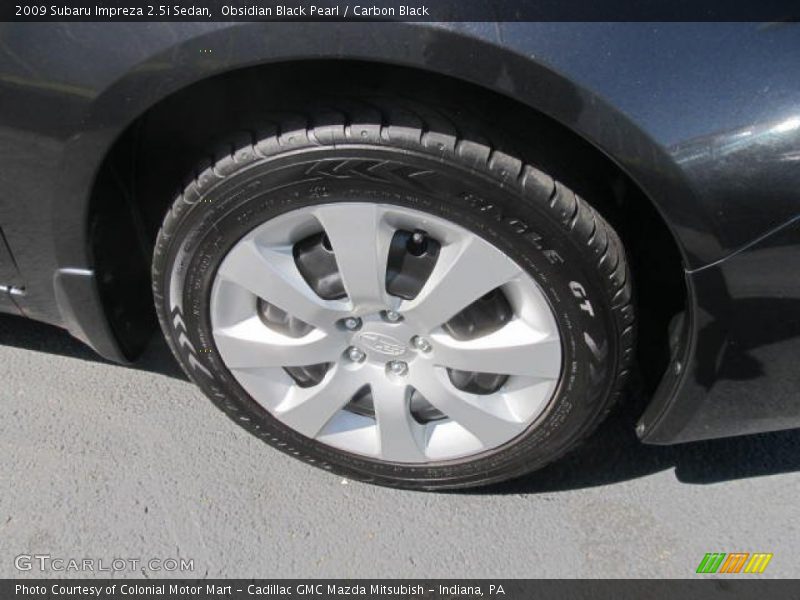 Obsidian Black Pearl / Carbon Black 2009 Subaru Impreza 2.5i Sedan