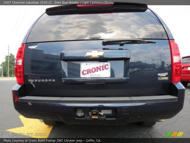 Dark Blue Metallic / Light Cashmere/Ebony 2007 Chevrolet Suburban 1500 LT