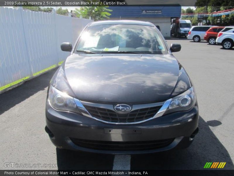 Obsidian Black Pearl / Carbon Black 2009 Subaru Impreza 2.5i Sedan