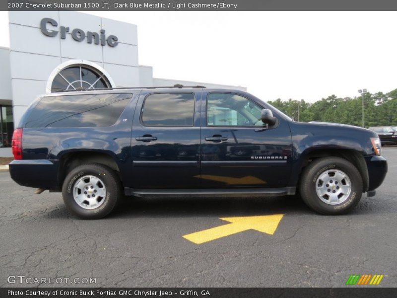 Dark Blue Metallic / Light Cashmere/Ebony 2007 Chevrolet Suburban 1500 LT