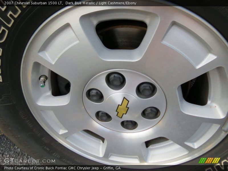 Dark Blue Metallic / Light Cashmere/Ebony 2007 Chevrolet Suburban 1500 LT