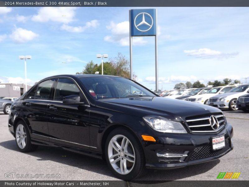 Black / Black 2014 Mercedes-Benz C 300 4Matic Sport