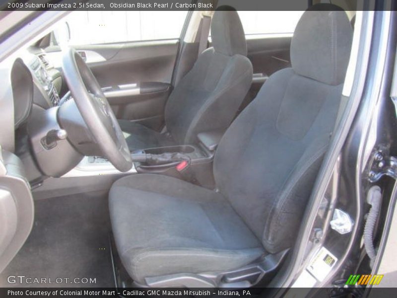 Obsidian Black Pearl / Carbon Black 2009 Subaru Impreza 2.5i Sedan