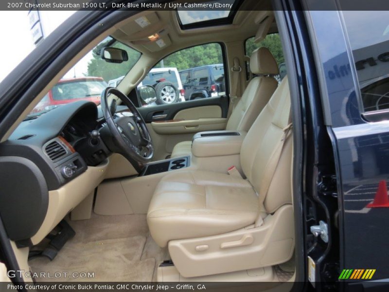 Dark Blue Metallic / Light Cashmere/Ebony 2007 Chevrolet Suburban 1500 LT