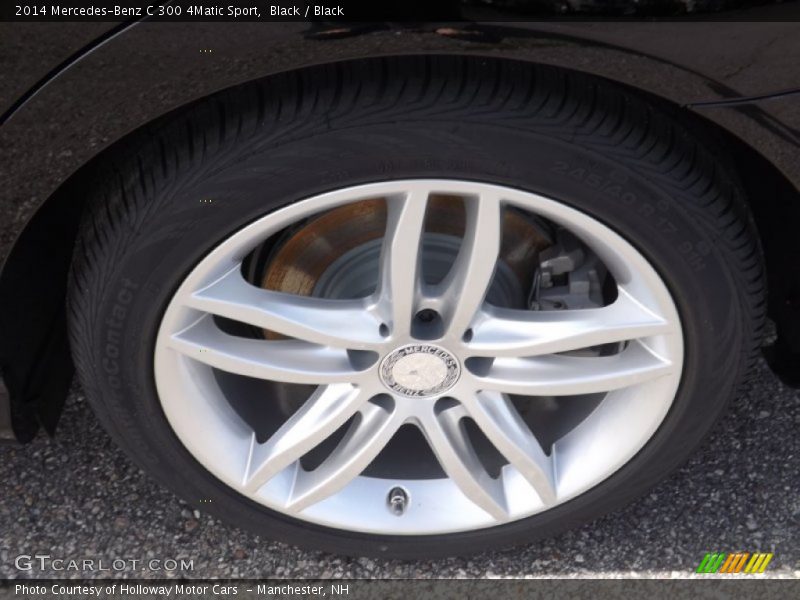 Black / Black 2014 Mercedes-Benz C 300 4Matic Sport