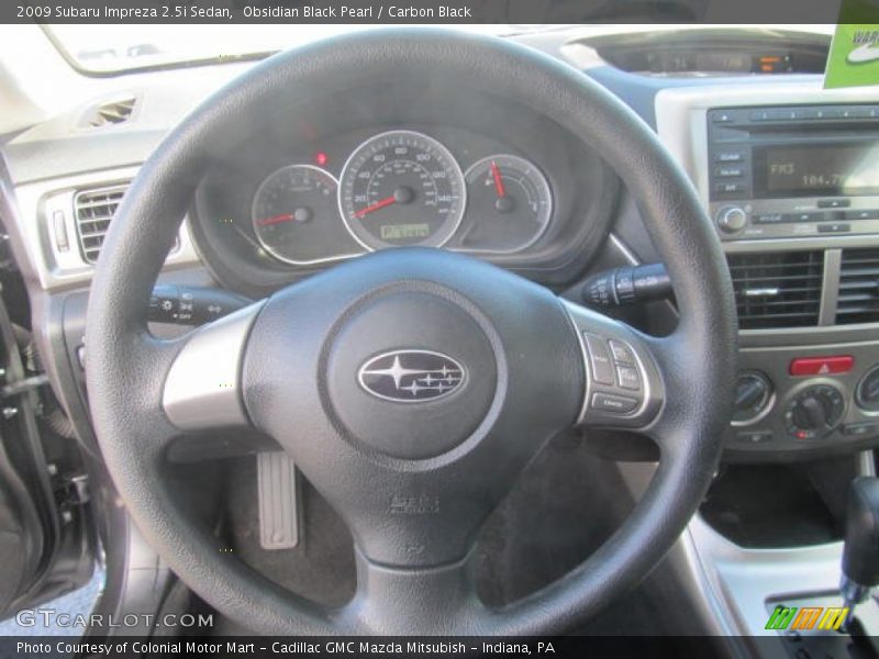 Obsidian Black Pearl / Carbon Black 2009 Subaru Impreza 2.5i Sedan