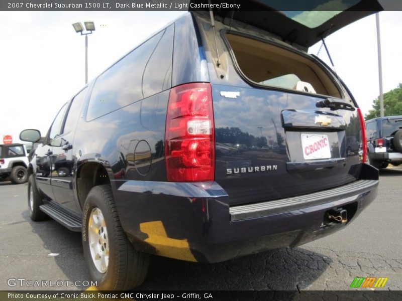Dark Blue Metallic / Light Cashmere/Ebony 2007 Chevrolet Suburban 1500 LT