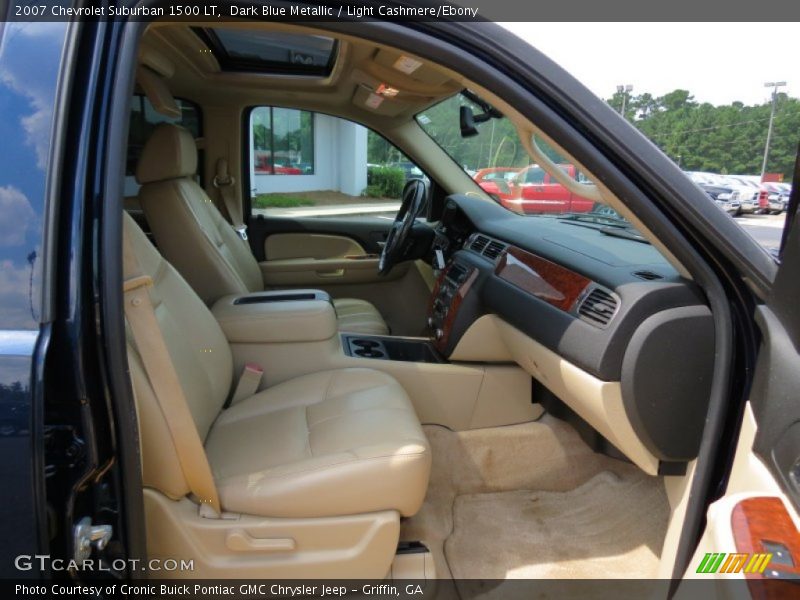 Dark Blue Metallic / Light Cashmere/Ebony 2007 Chevrolet Suburban 1500 LT