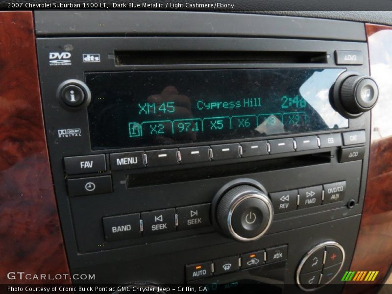Dark Blue Metallic / Light Cashmere/Ebony 2007 Chevrolet Suburban 1500 LT