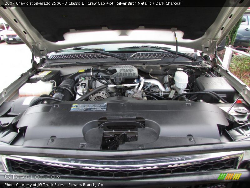 Silver Birch Metallic / Dark Charcoal 2007 Chevrolet Silverado 2500HD Classic LT Crew Cab 4x4