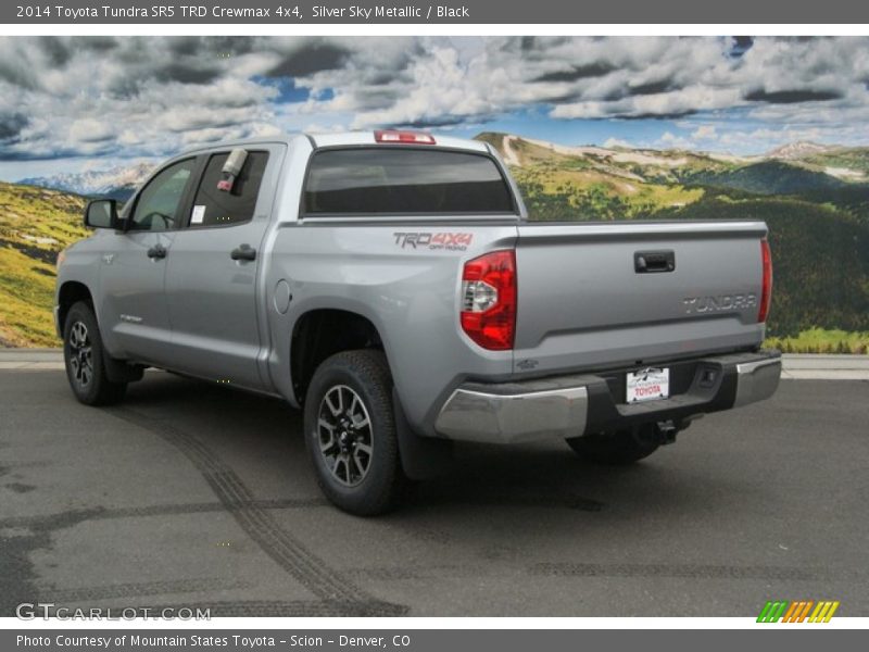 Silver Sky Metallic / Black 2014 Toyota Tundra SR5 TRD Crewmax 4x4