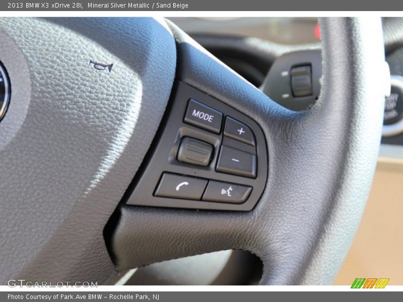 Mineral Silver Metallic / Sand Beige 2013 BMW X3 xDrive 28i