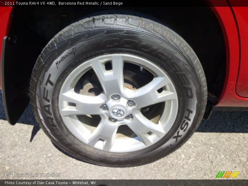 Barcelona Red Metallic / Sand Beige 2011 Toyota RAV4 V6 4WD