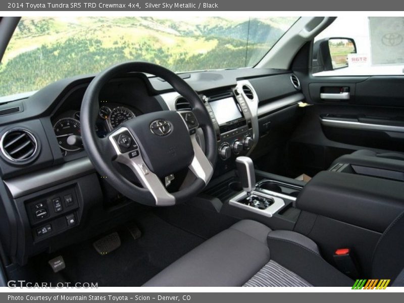 Silver Sky Metallic / Black 2014 Toyota Tundra SR5 TRD Crewmax 4x4