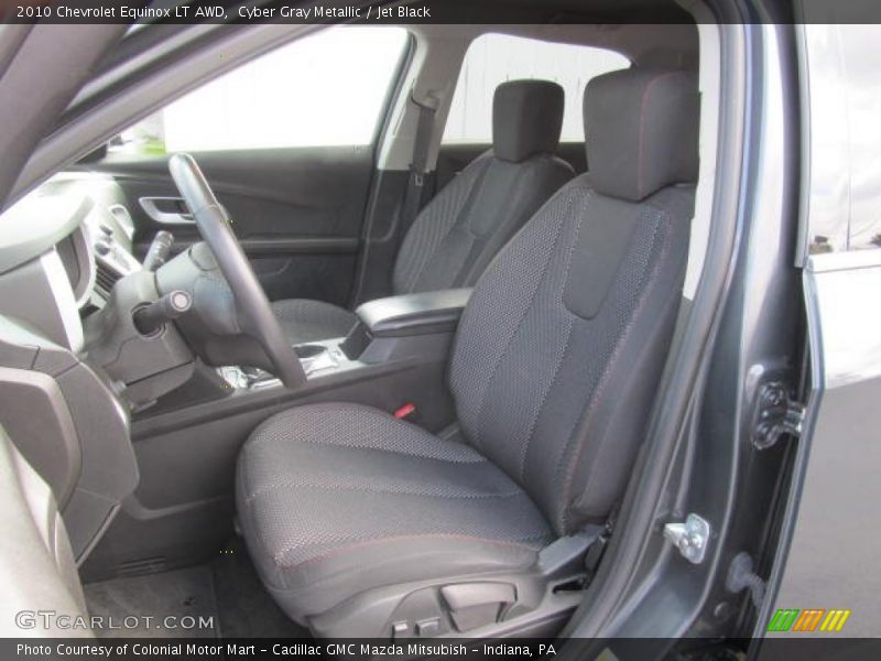 Cyber Gray Metallic / Jet Black 2010 Chevrolet Equinox LT AWD