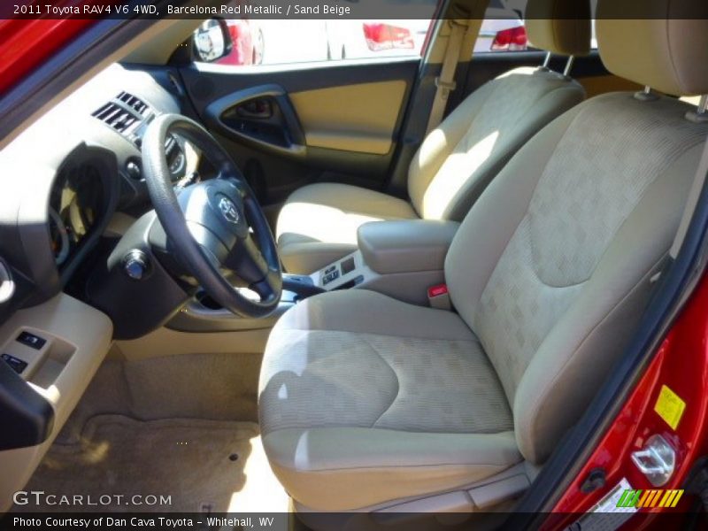 Barcelona Red Metallic / Sand Beige 2011 Toyota RAV4 V6 4WD
