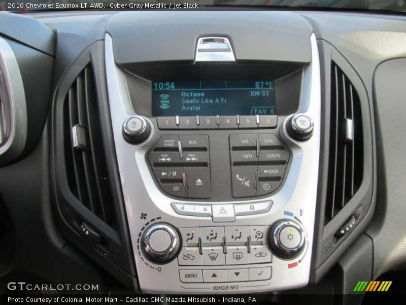 Cyber Gray Metallic / Jet Black 2010 Chevrolet Equinox LT AWD
