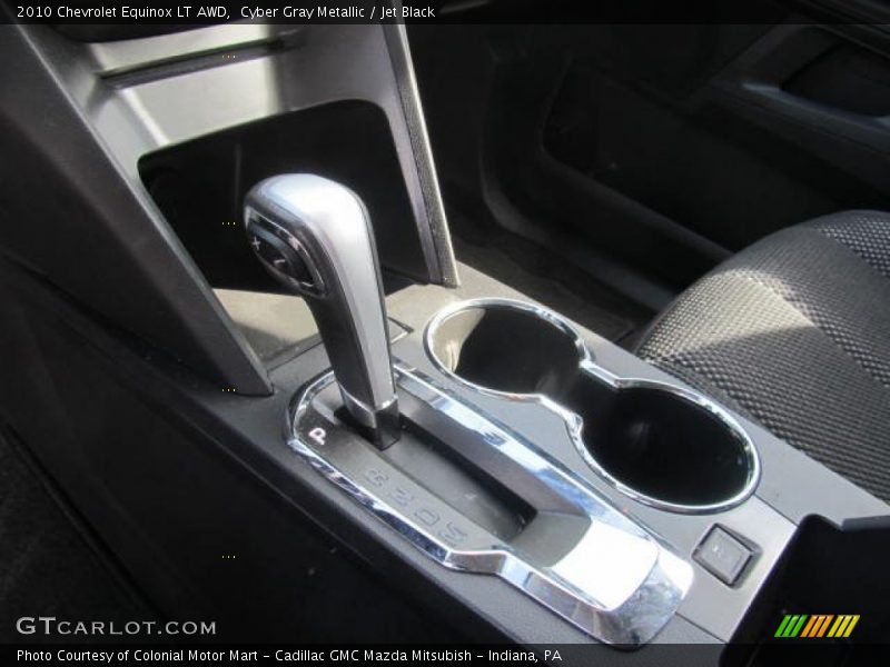Cyber Gray Metallic / Jet Black 2010 Chevrolet Equinox LT AWD