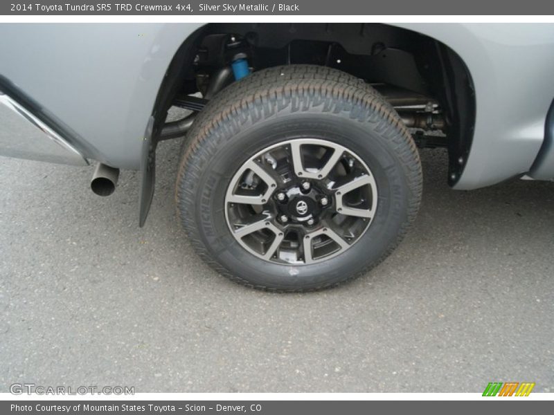 Silver Sky Metallic / Black 2014 Toyota Tundra SR5 TRD Crewmax 4x4