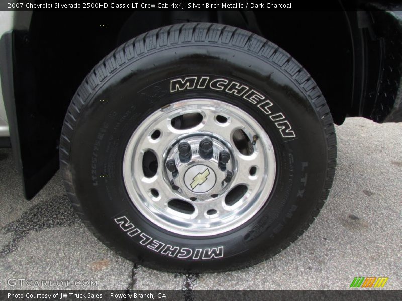 Silver Birch Metallic / Dark Charcoal 2007 Chevrolet Silverado 2500HD Classic LT Crew Cab 4x4