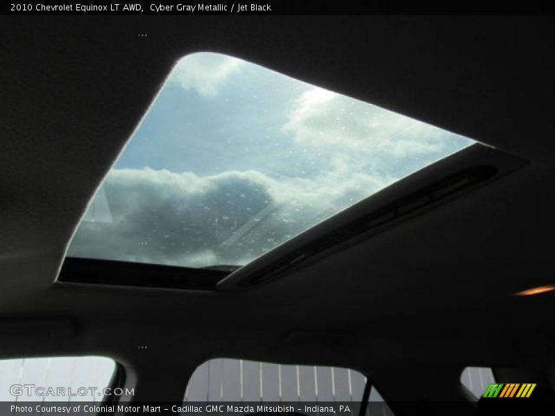 Cyber Gray Metallic / Jet Black 2010 Chevrolet Equinox LT AWD